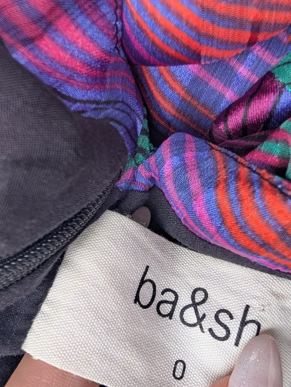 Ba&Sh Multicolor Geometric Maxi Dress with Cutout - Picture 7 of 9